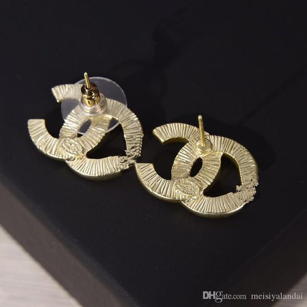 

luxury designer jewelry women earrings wedding gold stud earrings simple 925 silver earrings christmas gifts