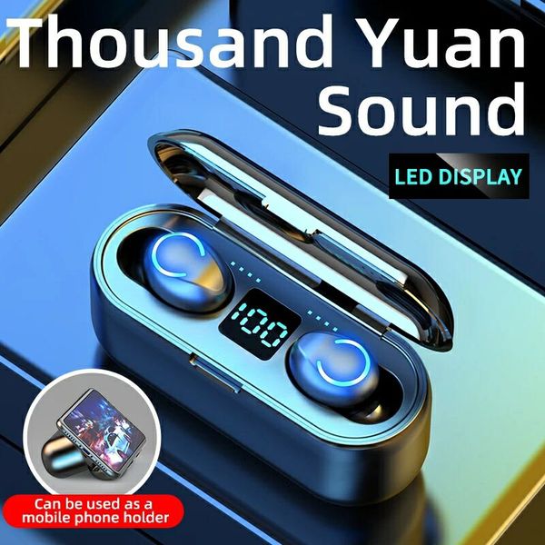 

mini tws bluetooth 5.0 earphones wireless headphones 9d hifi stereo sports waterproof wireless earphone headset with microphone