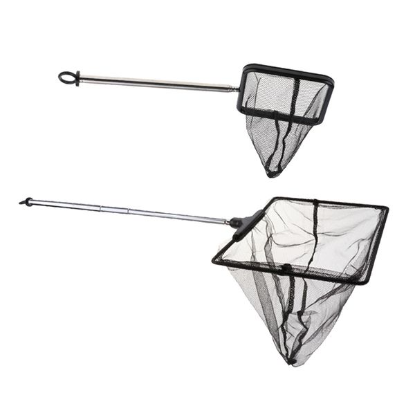 

2x малого аквариум рыба net с выдвижной длинной ручкой для betta fish tank