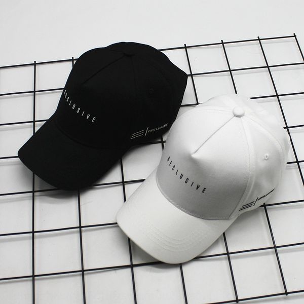 

korean style five-piece letter printing shade baseball sun hat sun hat cap korean style casual hip-hop baseball cap for men and women, Blue;gray