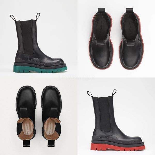 

woman shoes zip up square high s party women boots winter t200106#870, Black