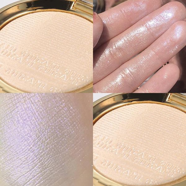 

Highlighters powder Flying saucer packaging With mirror High coloration Fine powder stereoscopic effect Crystal clear Shine wholesale