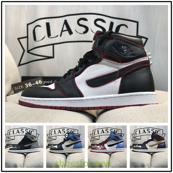 

naj01a men women basketball shoes aj mid 1 1s og high unc backboard shoes outdoor training sports sneakers size36-46