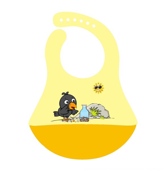 

baby food supplement silicone silica gel silica gel waterproof baby children's food bib silicone bib