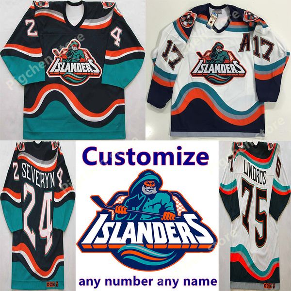

1995 retro new york islanders fisherman ccm jersey hockey wendel clark zdeno chara brett ladd bertuzzi navy blue white alternate stitched, Black;red