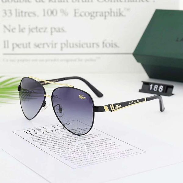 

man design sunglasses summer mens brand beach glasses uv400 188 4color optional with box, White;black