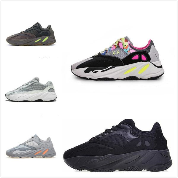 

2020 new 700 wave mauve men shoes casual shoes men women sneakers stitching color athletics mens sport shoes, Black