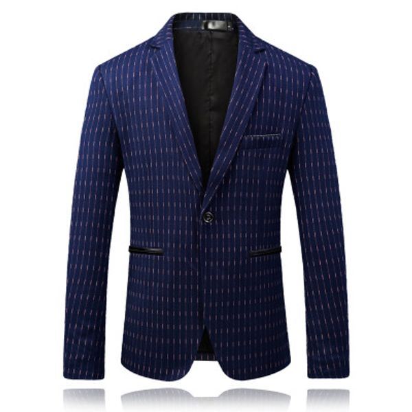

2020 striped blazer mens slim fit blazer slim masculino business casual mens stylish spring autumn dot striped blazers, White;black