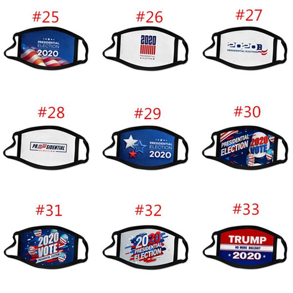 

40 style donald trump face mask american election print dustproof face masks men women anti-uv washable face mask mouth cover durable masks, Blue