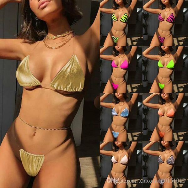 

bikinis for women 2020 bikini set push up cut flower two piece swimsuit female bandage swimwear bathing suit biquini 1209, White;black