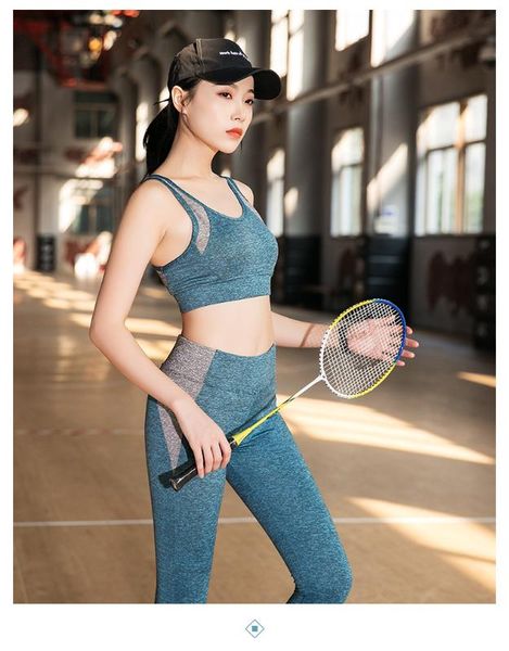 

yoga sets sports wear for women gym fitness workout jogging 2 piece set women sportswear leggings, White;red