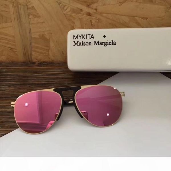 

brand sun glasses sunglasses for men brand sunglasses for women designer sunglasses style luxury mykita 02 round frame style uv400 lens, White;black