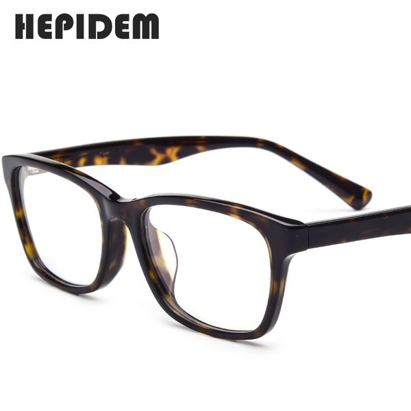 

acetate optical glasses frame men 2020 fashion designer myopia prescription eyeglasses women full square nerd spectacle eyewear, Black