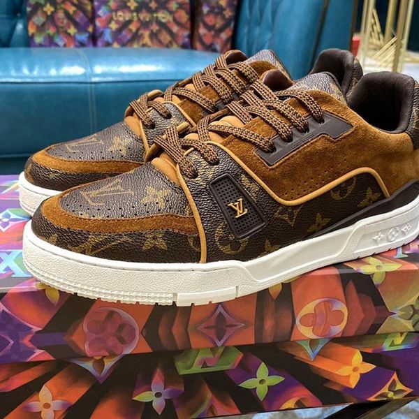 

31 designer high-quality men's casual sports shoes and luxury outdoor casual shoes, the original box size is 38-45, Black