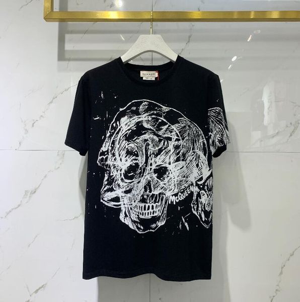 

2020 men's wear | fashion brand loose casual short sleeve men's and women's oversize t-shirt t-shirt printed with t-shirt, White