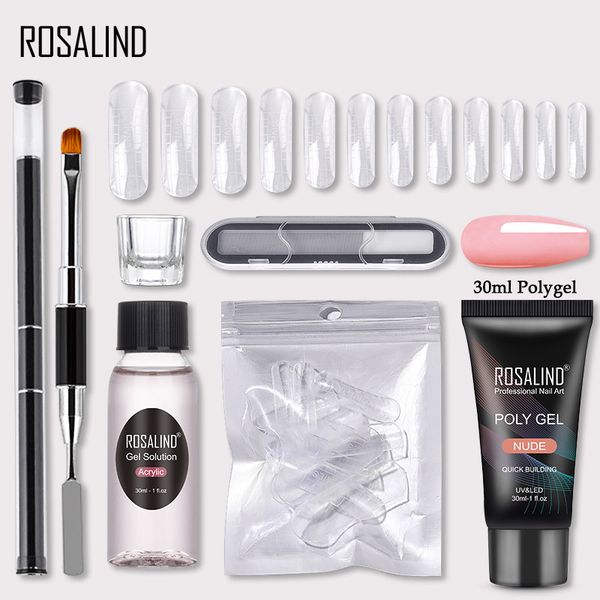 

розалинда polygel nail kit для ногтей kit профессиональный набор art design украшения extension polygel для poly gel