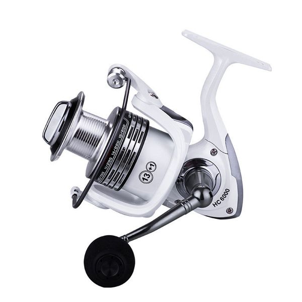 

carp spinning fishing reel ratio 5.2:1 1000-7000 model 2 spools metal body sea boat jigging fishing wheel telescopic pesca peche