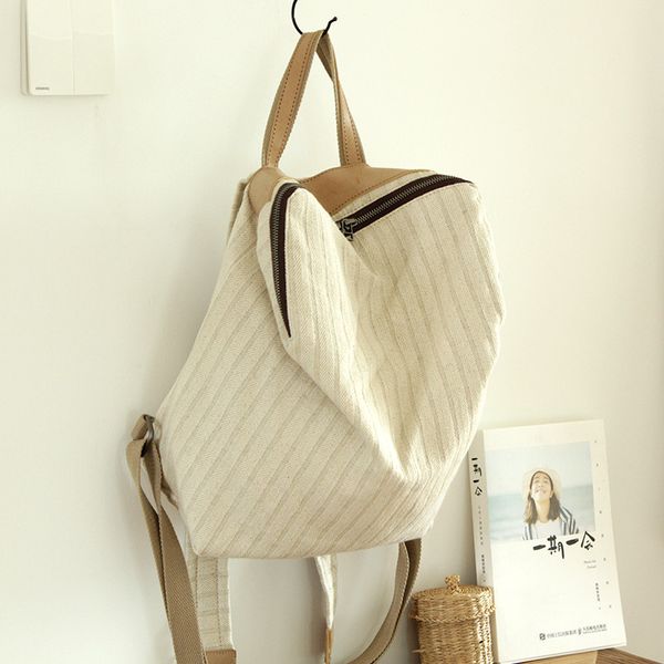 

canvas backpack women harajuku korean chic schoolbag women trend bagpack large capacity simple rucksack backpack cloth bag