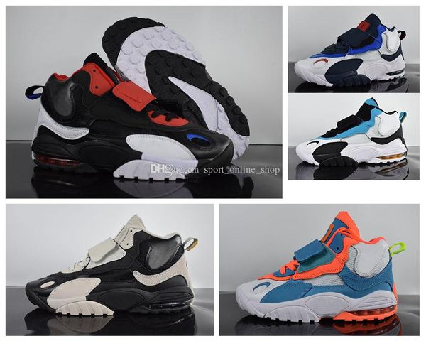 

2019 new designer more uptempo basketball shoes athletic black grey white oreo scottie pippen outdoor sneakers size5.5-11, White;red