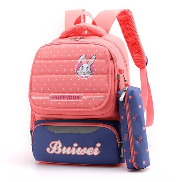 

2019 new korean style large capacity load reduction rabbit primary school schoolbag bag backpack children's backpack for grade 1-3