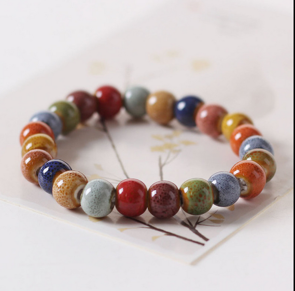 

szelam 2020 new fashion colorful bracelets handmade bead bracelets national style for women&wen, Black