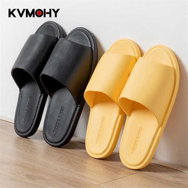 

men slippers casual mens shoes outside flip flops male slides women summer couple sandals female soft sole non-slip house shoes, Black