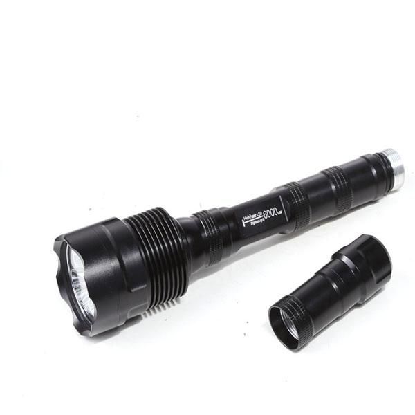

anjoet 6000lm powerful xml 3xt6 led tactical flashlight 18650 lantern 5mode torch battery charger remote switch mount tactical accessories