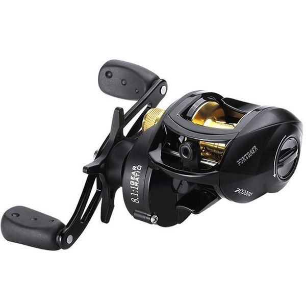 

linnhue baitcasting reel high speed 8.1:1 12+1bb 8kg max drag waterproof magnetic brake system casting reel fishing reel pesca