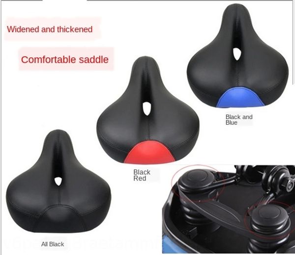 

vpegp cushion mountain bike thickened sponge seat comfortable hollow electric bicycle bicycle big butt lithium electric car shock absorber