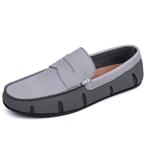 

zeguuer brand fashion men slip-on casual shoes plus-size leisure male flats loafers soft footwear driving shoes scarpe casual, Black