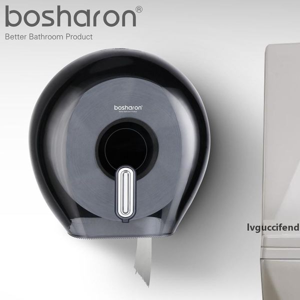 

toilet jumbo roll tissue dispenser transparent black white gray wall mounted roll paper holder tissue box bathroom accessories t200425