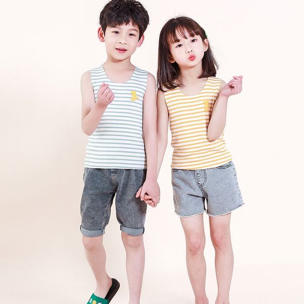 

uu9kk новые мальчики vest girlsseamless средний большой ребенок без рукавов футболки новый boysand белье жилет girlsseamless средней и больш, Blue