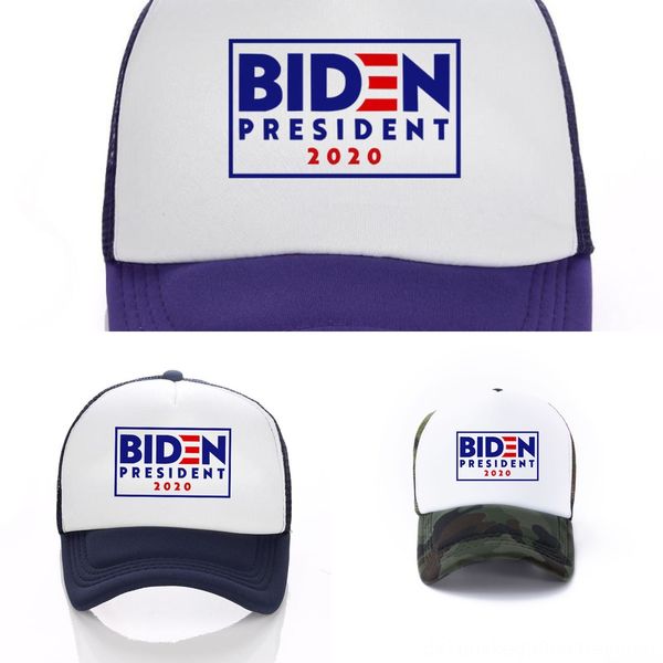 

e3hi2 fashion biden adjustable baseball hat outdoor biden 2020 cap sun embroidery travel beach couple ball cap tta950, Blue;gray