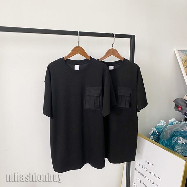 

20ss ins american travis scott cactus jack cooperate overalls pocket embroidery tee skateboard mens t shirt women street casual tshirt, White;black