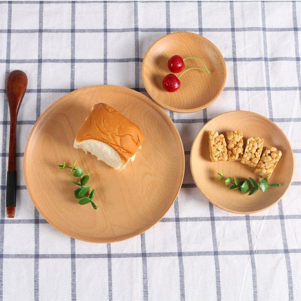 

круглый wood hotel tray бук фрукты тарелка пицца блюдо дети чаша кубок pad десерт тарелка суши тарелка блюдо поднос посуда dwc41