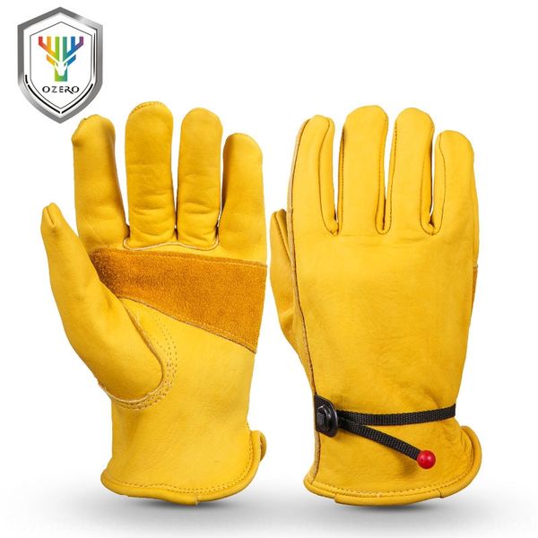 

ож коровья перчатка все относится к трудовой перчатке на открытом воздухе защита спорта спорт на открытом воздухе износостойкого, Black