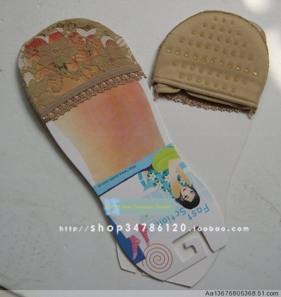 

invisible sole anti-slip open toe socks a07 quan leisi sponge boat socks sponge non-slip mat non-slip mat, Pink;yellow