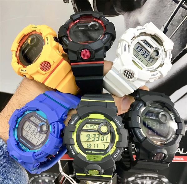 

оптовая 800 sport shock водонепроницаемые часы digital student часы g стиль army green summer мужская многофункциональный часы dropship спор, Slivery;brown