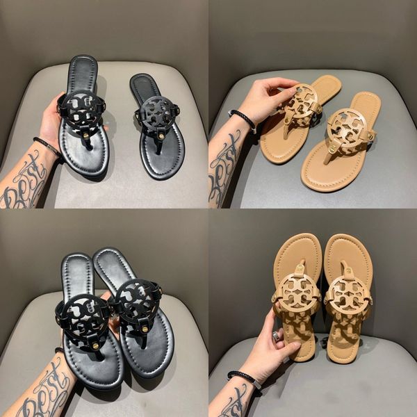 

summer comfortable sequins flat bottom women slippers wild outdoor plus size sandals beach women's slippers#254, Black