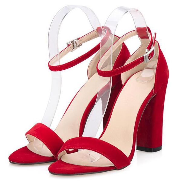 

новая мода лето 2020 универсален вышитая свадебной ремешки дамы сандалии с замшевыми верхними и дырявым носок пяткой, Black