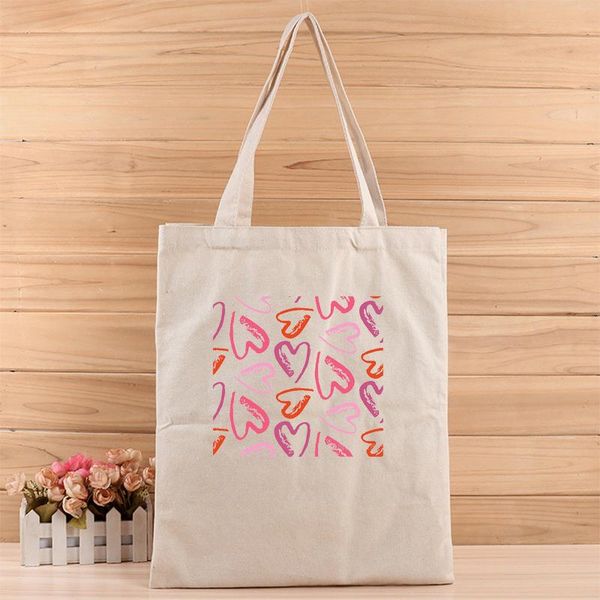 

fashion creative hearts girls and womens casual canvas tote bags suit for shopping,gift,wedding, birthday or anything else