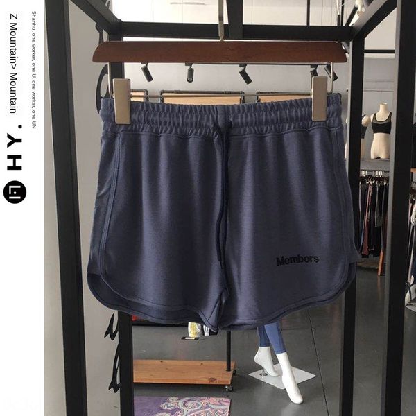 

hanyiqi new yoga pantswomen's sports shorts women's summer fitness pants running quick-drying pants outer wear yoga shorts, White;red