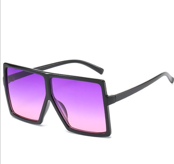 

ladies glasses trend women big square sunglasses fashion colorful multicolor sunglasses, White;black