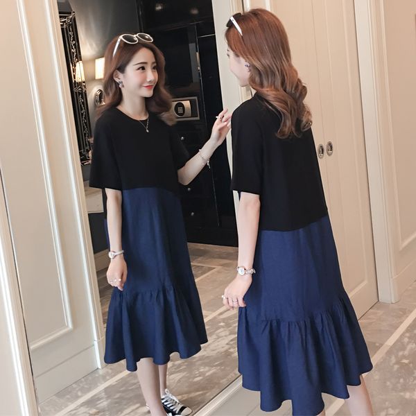 

summer dress for pregnant women maternity elegant dresses pregnancy women a word maxi dress for p shoot korean styles, White