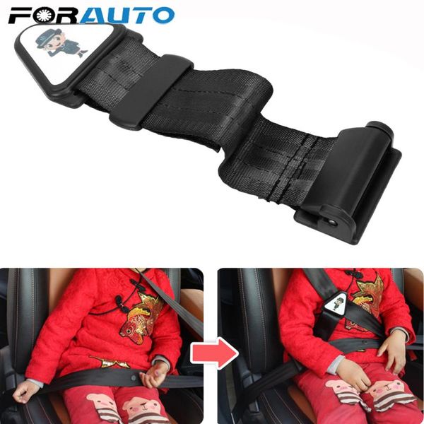 

forauto 30x6 cm car safety belt seat belt correction tape car baby children safety seat strap buckle adjuster universal