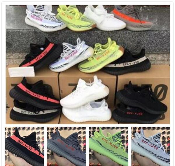 

2019 35o v2 men running shoes static black bred cream white designer shoes women sport sneakers