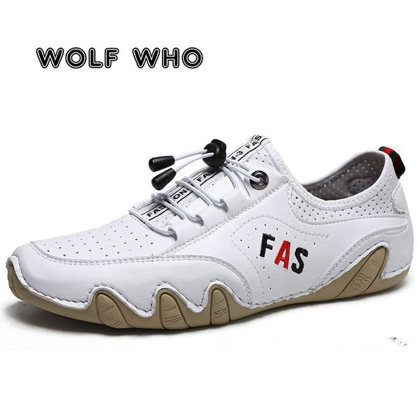 

plus size sneakers men's leather breathable designer shoes men fashion casual leather peas shoes light luxury sneakers soft ba36, Black