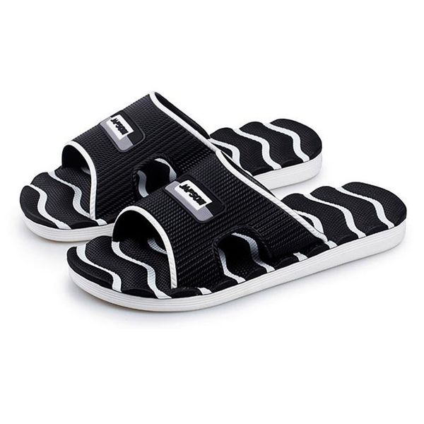 

вес xek мужчины тапочки новый свет повседневная плед stripes прохладный сандалии лето мужчины классический шлепанцы мягкий массаж пляжная об, Black
