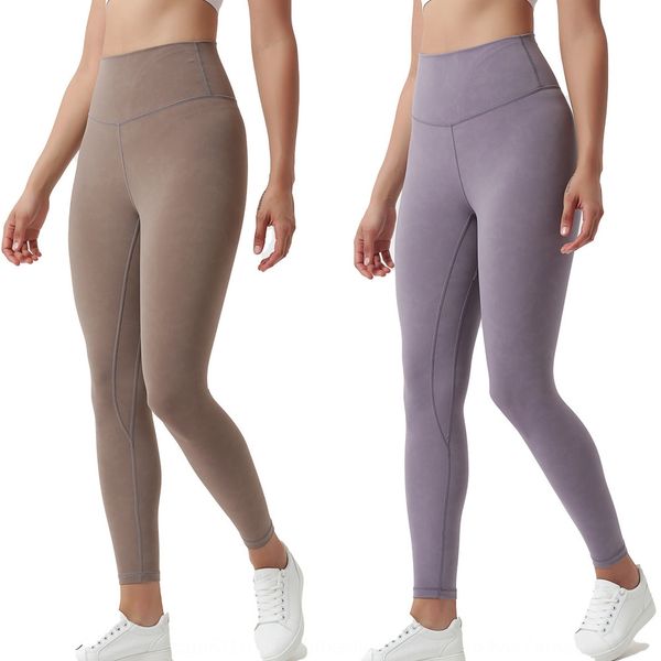 

one-to-one summer new double-sided nude embossed yoga pants women's yoga pants high waist hip-lifting printing, White;red