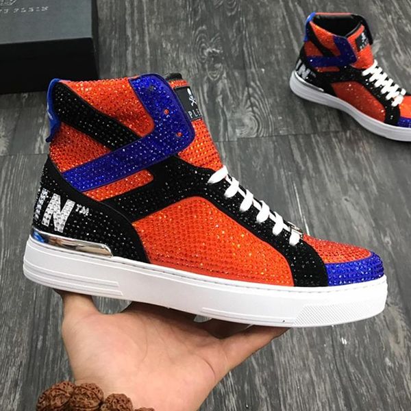 

mens fashion shoes sneakers chaussures pour hommes luxury design money beast hi -men fashion boots herrenstiefel casual mens shoes, Black